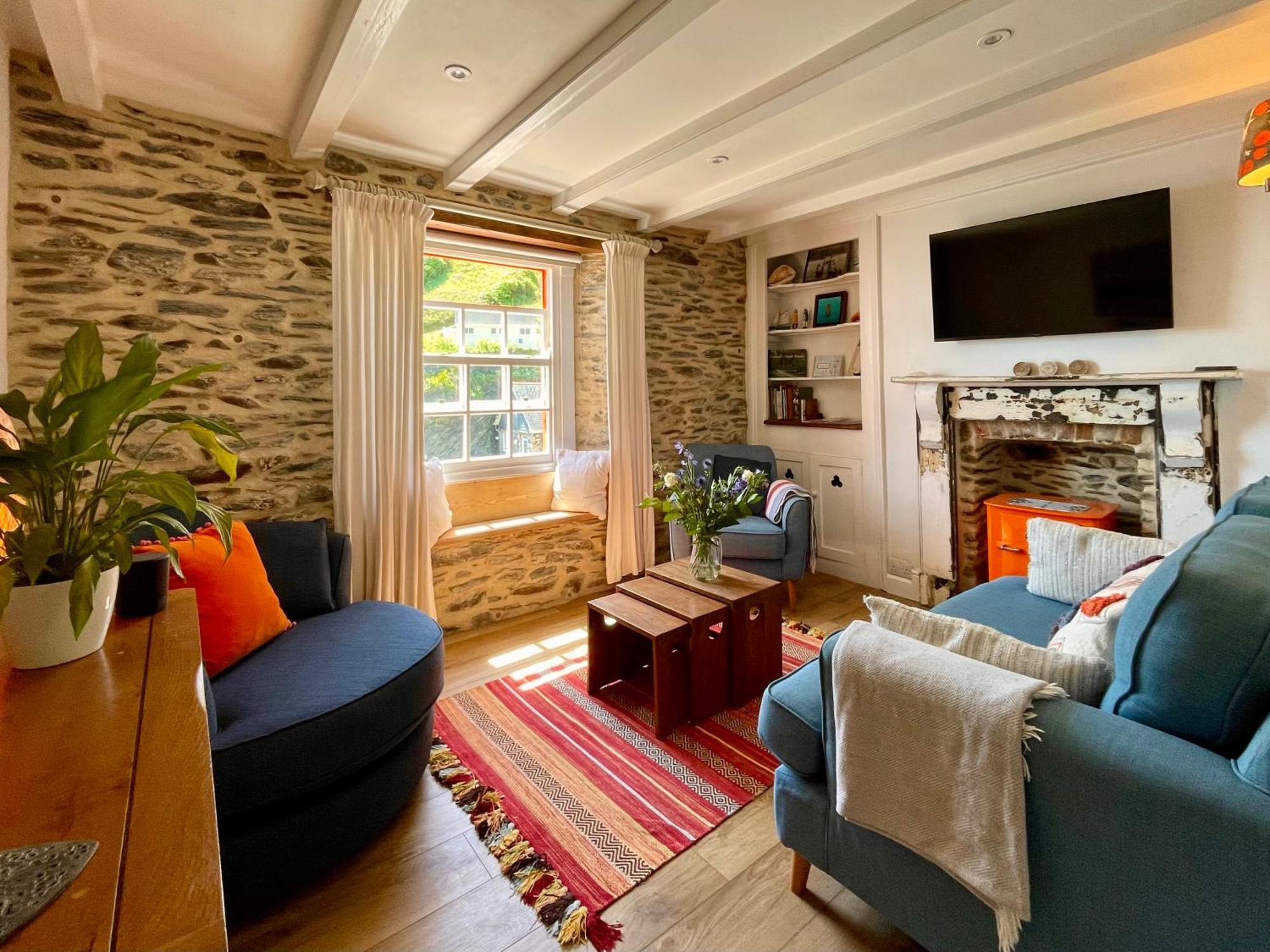 Unique Retreat - 2 Bedroom Cliff Top Cottage With Large Terrace Portloe Exterior photo